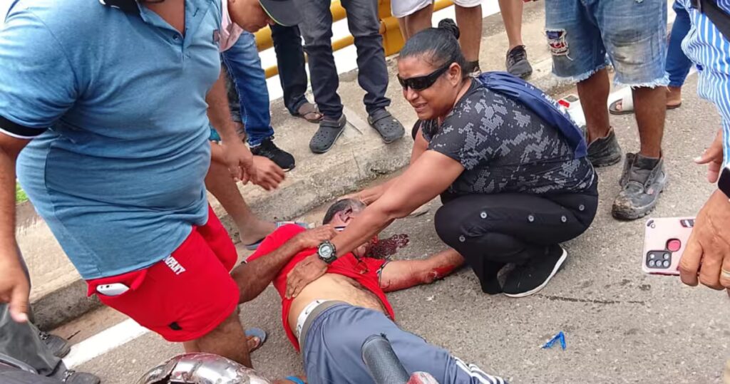 Testigos grabaron momento en que hombre cayó en el Puente Roncador