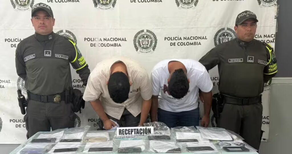 Cae pareja con 39 celulares hurtados en show de Silvestre Dangond en Cartagena