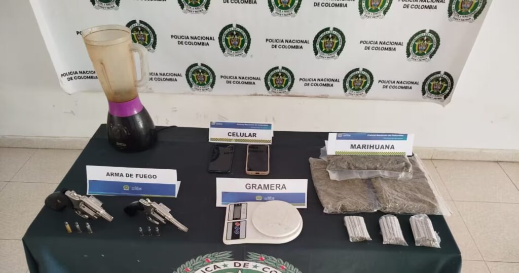 Con droga y armas, así fue sorprendido “El Chino” en Magangué