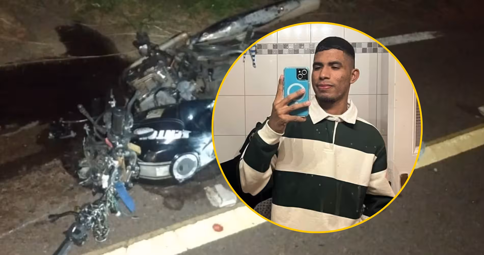 Grave accidente en la vía Betania–La Pascuala deja herido a joven de Cascajal