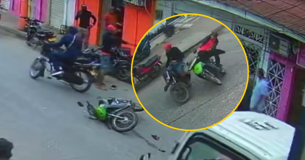 Maniobra imprudente terminó en accidente entre motociclistas en Magangué