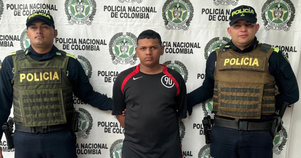 Capturan a joven de 18 años por homicidio en el parque Las Américas de Magangué