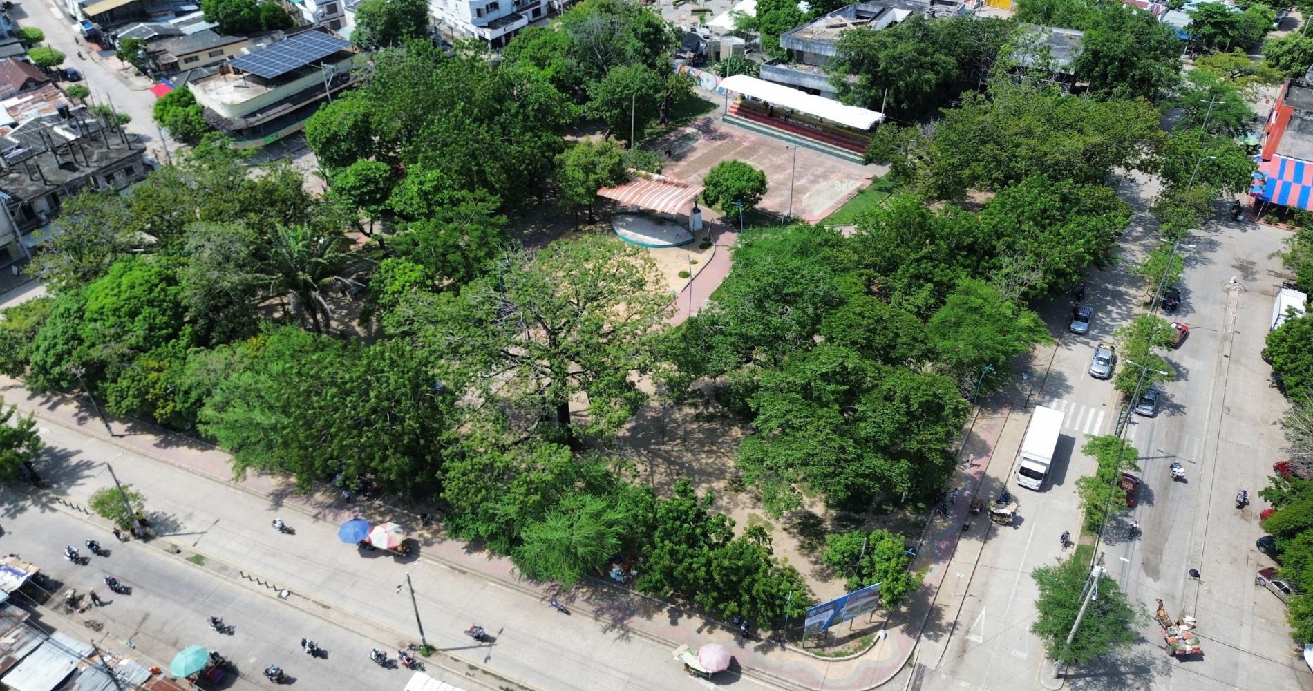 Gobernación arranca transformación del parque Las Américas en Magangué
