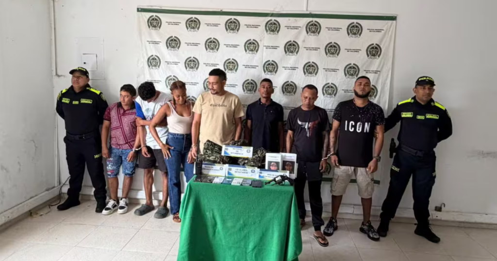 Nueve capturados en Bolívar en golpe a subestructura del Clan del Golfo