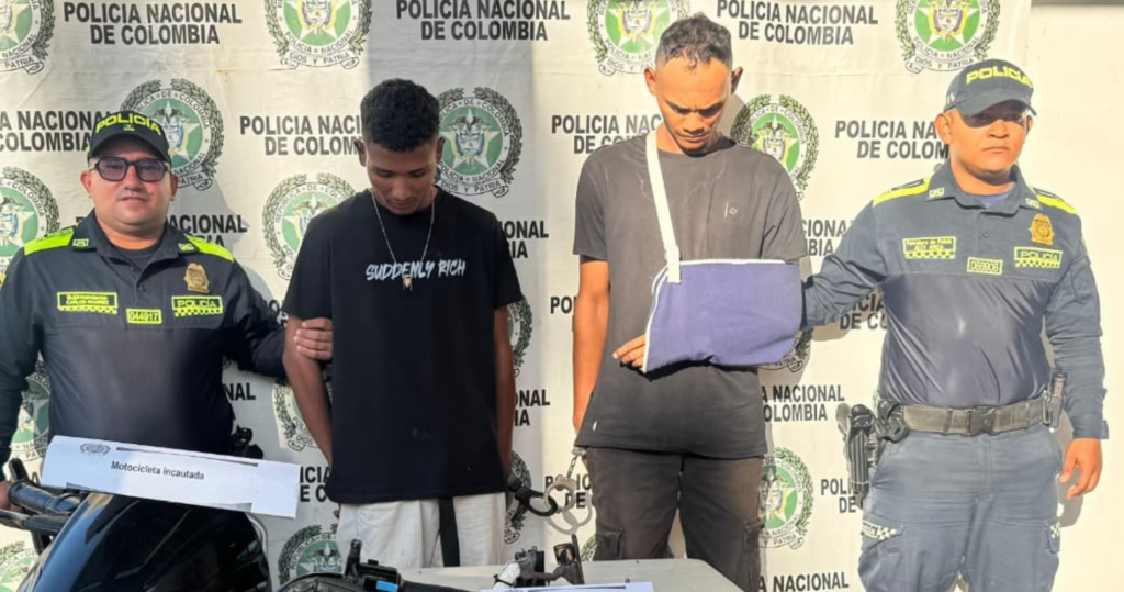 Dos detenidos por porte ilegal de arma en el centro de Magangué