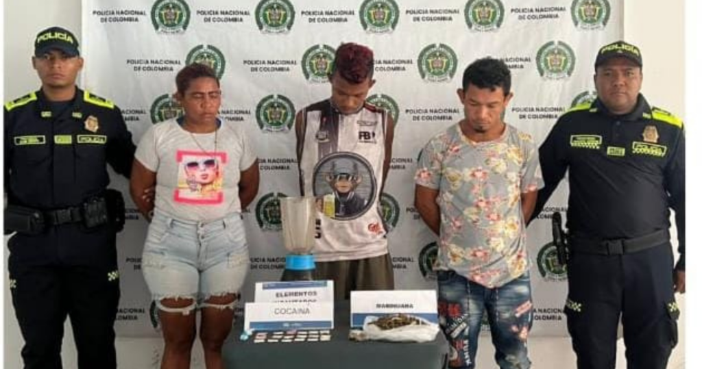Capturan a tres personas por presunto microtráfico en Magangué