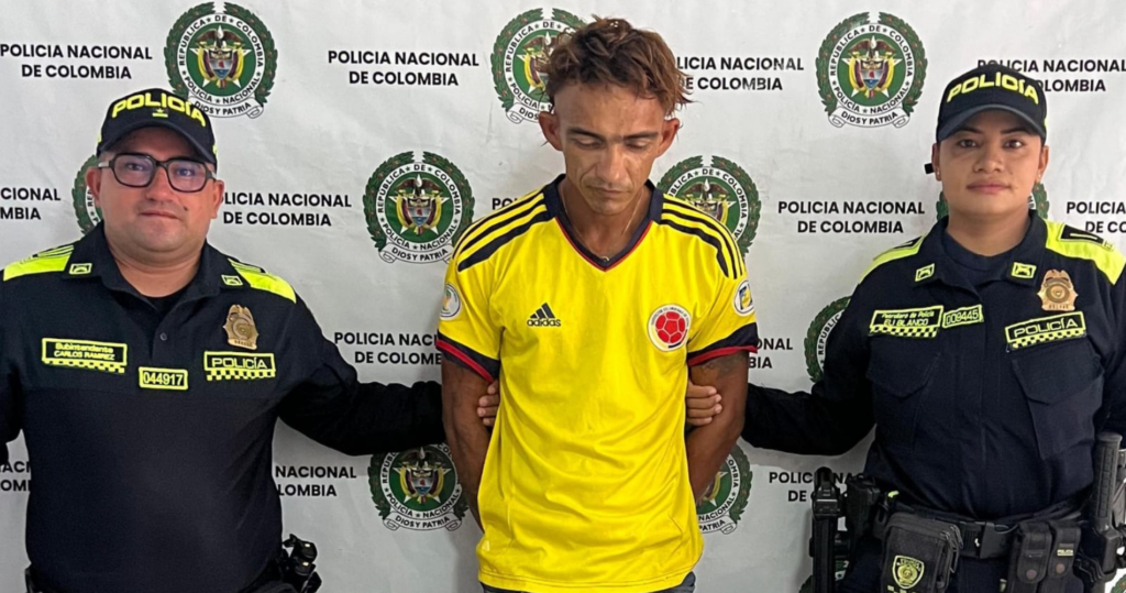 Capturan a alias “Chucky” cuando presuntamente vendía cocaína en el barrio Maracaná de Magangué