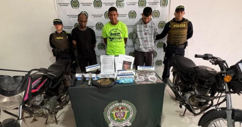 Capturan a tres presuntos integrantes del Clan del Golfo tras tiroteo en Magangué