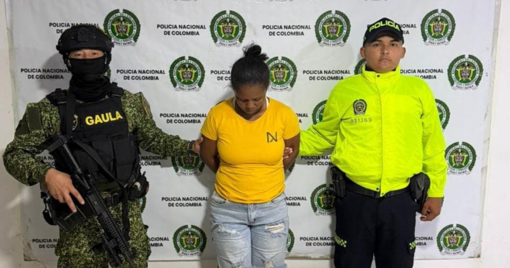 Cae presunta líder del Clan del Golfo que operaba en Magangué